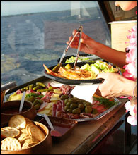 Top Maui Afternoon Snorkel Tour serves food and Drinks.